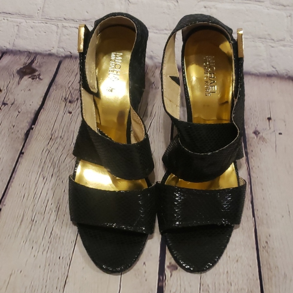 Michael kors black high heels